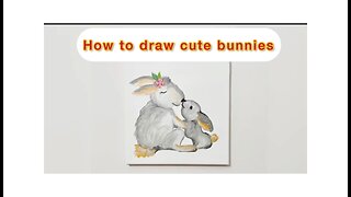 How to draw cute bunnies