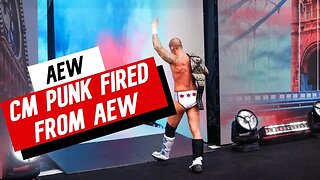 CM PUNK FIRED BY AEW AFTER BACKSTAGE INCIDENT