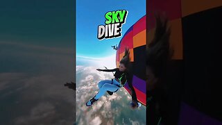 skydiving over the balloon - best jump of the year - #dubai #travel #shortsvideo #skydiving