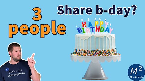 Probability Calculation: Shared Birthdays Among Three People