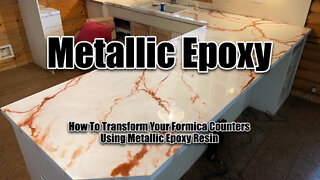 ✨Metallic Epoxy Counters