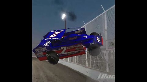 Volusia Speedway Chaos: iRacing Dirt 358 Modified Crashes! 🏁