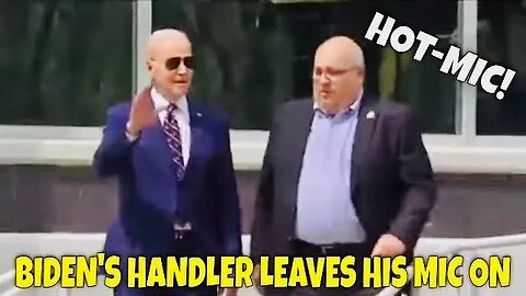 HOT-MIC today reveals how Joe Biden's Handlers Program his EVERY MOVE