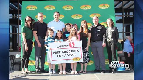 Local military family gets free groceries for a year