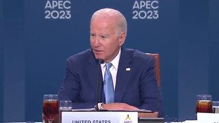 Biden Starts Rambling About Climate Change, Calls It "The Only Existential Threat To Humanity"