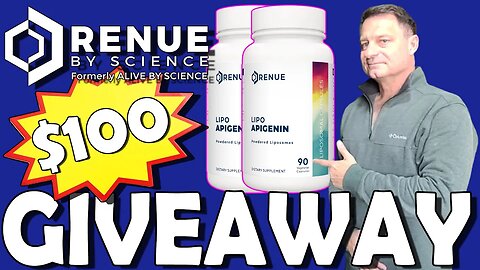 $100 MEGA Longevity GIVEAWAY | RENUE by SCIENCE