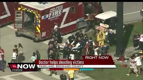 Doctor helps Parkland school shooting victims