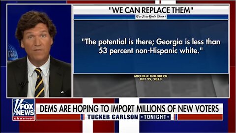 Tucker Carlson Explains The Great Replacement Theory