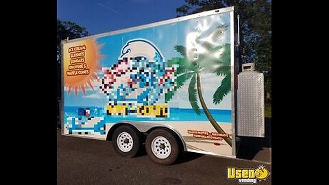 TURNKEY - 2019 8.5' x 14' Freedom Soft Serve Ice Cream Concession Trailer for Sale in Pennsylvania