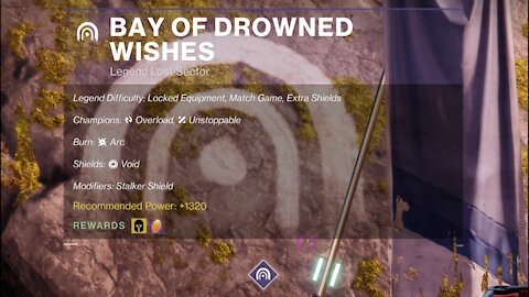 Destiny 2, Legend Lost Sector, Bay of Drowned Wishes on the Dreaming City 12-12-21