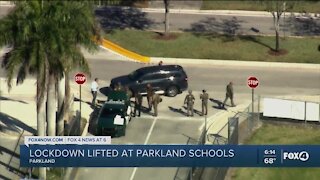 Lockdown at Parkland schools
