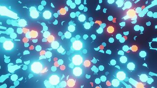 glowing neon hexagon grid with light effects vj loop 2022 | free 4k background video animation