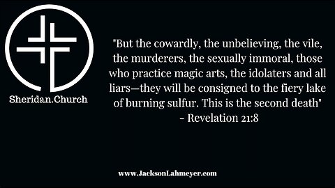 Jackson Lahmeyer | “The First Group Of People To Be Identified As Going To Spend Eternity In Hell."