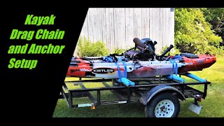 Kayak Drag Chain and Anchor Set Up