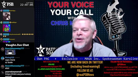 2024-01-06 22:00 EST - Your Voice, Your Call: with Chris Moore