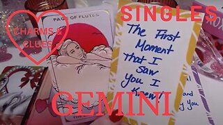 GEMINI SINGLES♊💖THEY CAN'T TAKE THEIR EYES OFF YOU💞READY TO MAKE THEIR MOVE✨GEMINI LOVE TAROT 💞