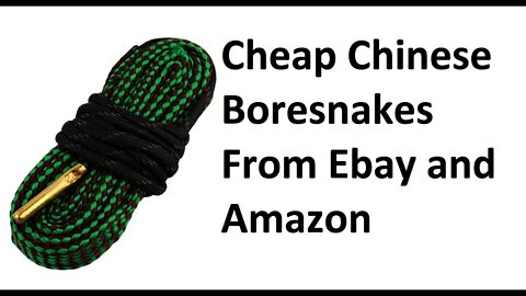 Chinese BoreSnake cleaning ropes on Ebay and Amazon