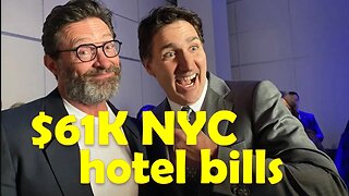 Trudeau's NYC hotel bills cost taxpayers $61K while Canadians can't eat, heat, or house themselves