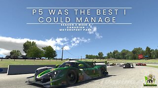 LMP3 Turn Racing Trophy Fixed Season 3 Week 4 : Canadian Motorsport Park : P5 There was more there