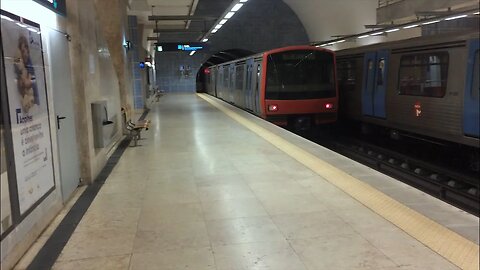 Metro Lisboa - Viagem ML97 Linha Verde - Lisbon Subway - Trip on a ML97 on Green Line [1440p]