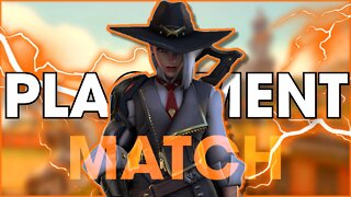 I DID ANOTHER PLACEMENT MATCH IN OVERWATCH 2 COMPETITIVE MODE