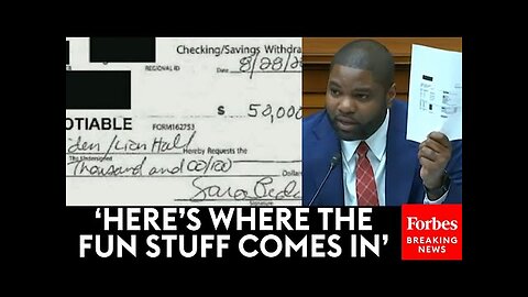 Byron Donalds Breaks Down 'Paper Trail' Shows Hunter Money Flowing To POTUS