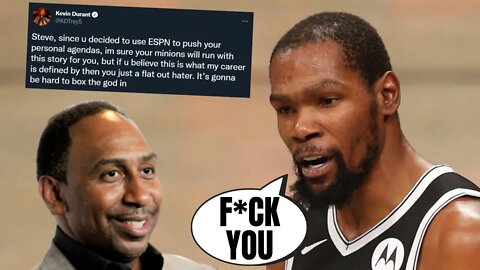 Kevin Durant SLAMS Stephen A Smith And ESPN On Twitter | Is That Exactly What He Wants?