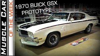 1970 Buick GSX Prototype Show Car Muscle Car Of The Week Episode 284 Video V8TV