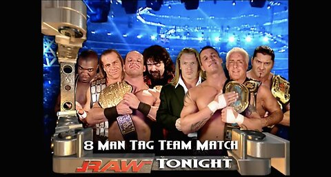 Chris Benoit, Mick Foley, Shawn Michaels, & Shelton Benjamin vs Evolution (Full Match)