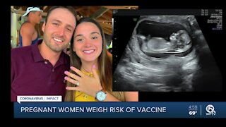 Pregnant women weigh risk of getting coronavirus vaccine