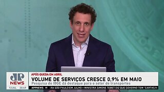 Volume de serviços cresce 0,9% em maio; Samy Dana analisa