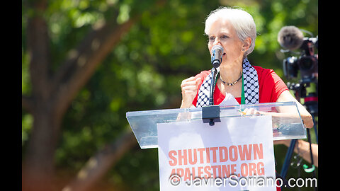 US presidential candidate Jill Stein outside the White House. Washington, DC.