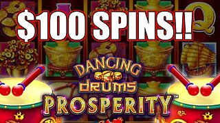 $100 SPINS!!! ★ THE BIGGEST BET YOU'LL EVER SEE!!!