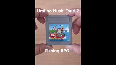 Umi no Nushi Tsuri 2 Fishing RPG Game for the Game Boy