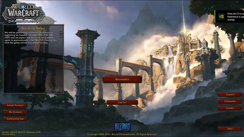 World of Warcraft Dragonflight Login Screen PrePatch Release 4k