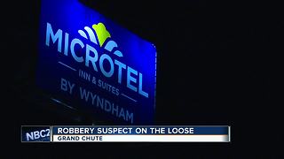 Grand Chute Police search for robbery suspect