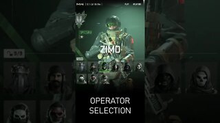 SPECGRU Operator Selection - Call of Duty: Modern Warfare II