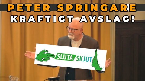 Allard & Springare: Sluta skjut är ett förhoppningsprojekt