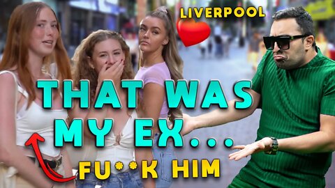 Asking Strangers Embarrassing Date Questions - Liverpool Fun Girls -