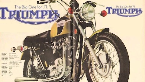 1971 Triumph Bonneville 650cc restoration