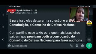 Ao vivo: Conselho da Republica e Auditoria - resistência civil