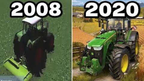 EVOLUTION OF FARMING SIMULATOR 2008 - 2020 GRAPHICAL EVOLUTION OF FARMING SIMULATOR 2008 - 2020