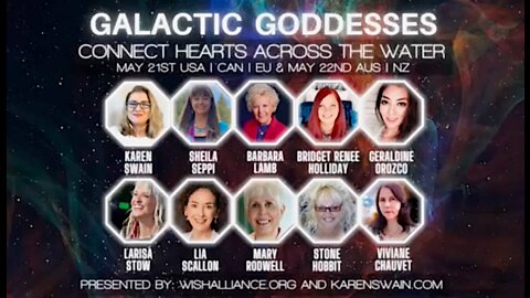 💞Galactic Goddesses Connect Hearts Across The Water