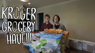 Family Of 8/ Kroger Grocery Haul/Have Lunch With us