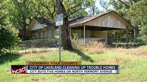 Lakeland buys homes filled with trash, plans on refurbishing for affordable housing