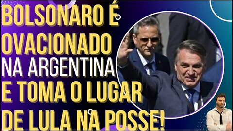 SENSATIONAL: Bolsonaro receives an ovation at Milei's inauguration and takes Lula's place!