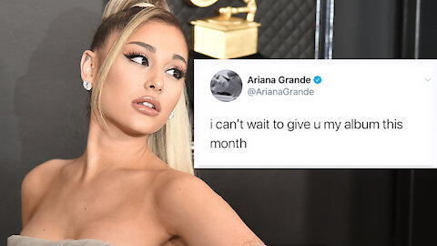 Ariana Grande SURPRISE REVEALS She Is Dropping NEW Album THIS Month!