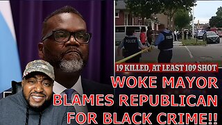 WOKE Chicago Mayor Brandon Johnson BLAMES Republican President For MASS MURDERS During 4th Of July!