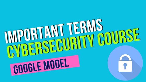 3. Cyber Security Important Terms