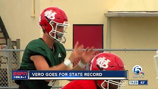 Vero Beach Football going for the State Record
